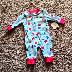 Americana Celebrate Patriotic unisex Onies Baby Americana Pops Sleep N Play